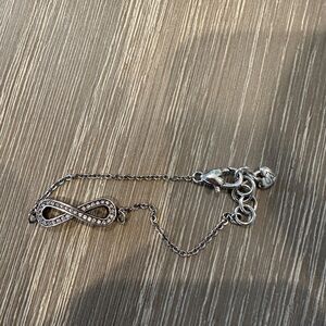 Brighton adjustable infinity bracelet sterling silver